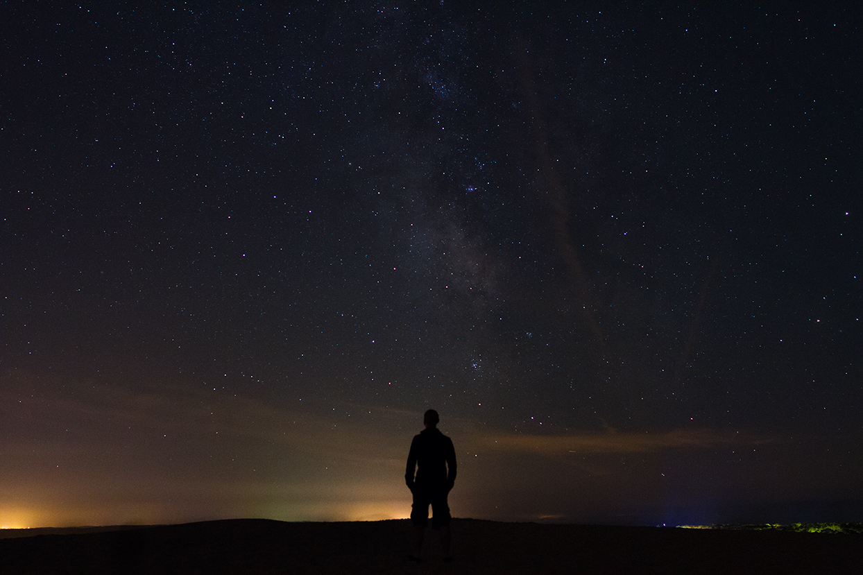 Estrellas desde la Dune du Pyla (Francia).